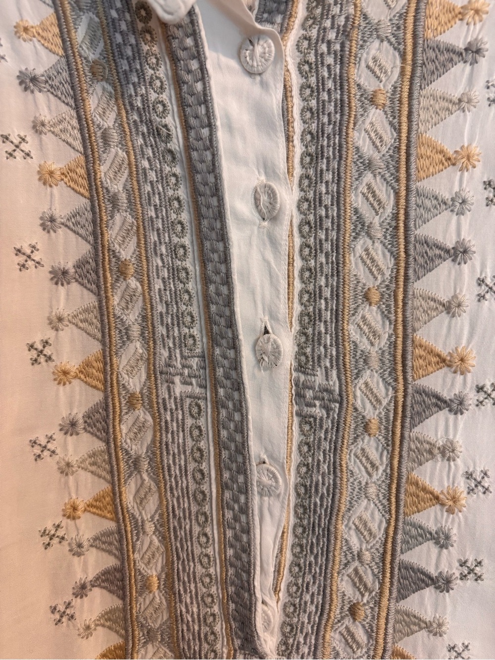 Johnny Was BIYA Embroidered Saverio flowy tunic - Picture 7 of 11